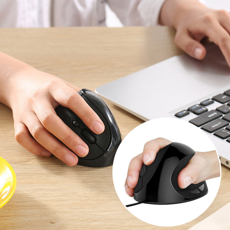 Souris Verticale Ergonomique avec 3 Modes DPI et 6 Boutons