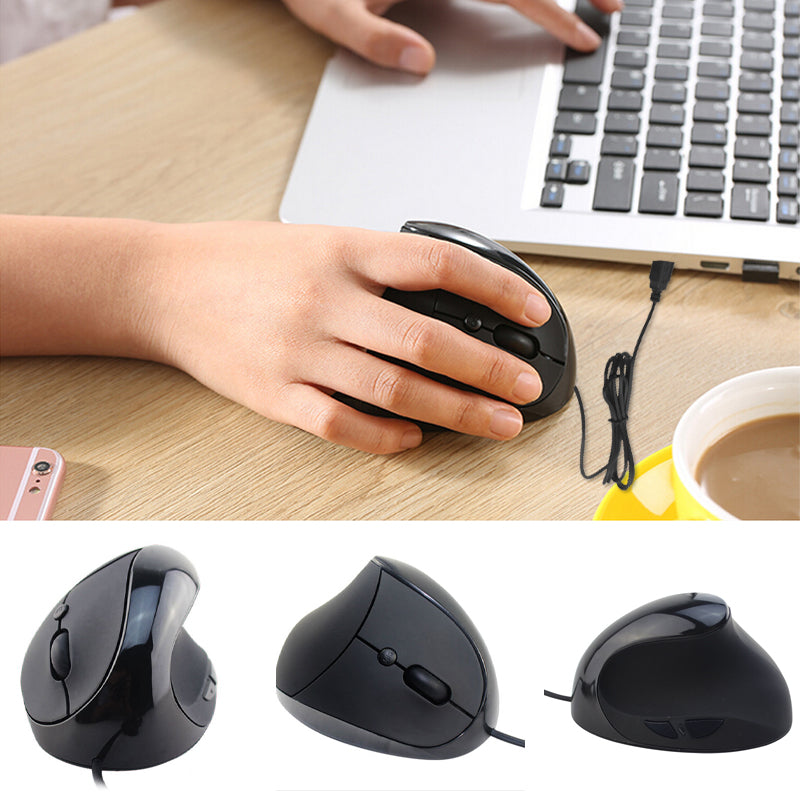 Souris Verticale Ergonomique avec 3 Modes DPI et 6 Boutons