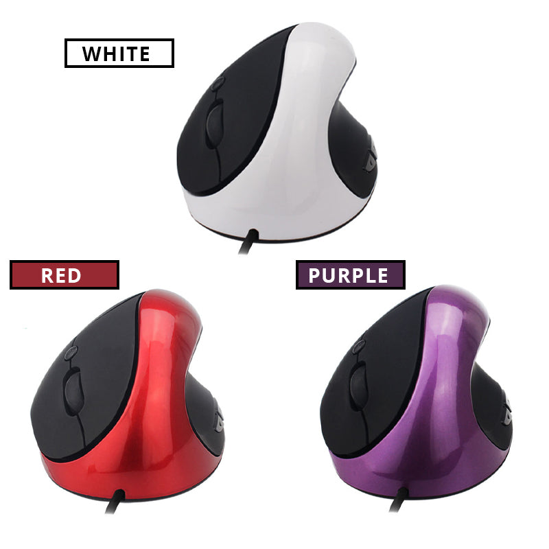 Souris Verticale Ergonomique avec 3 Modes DPI et 6 Boutons