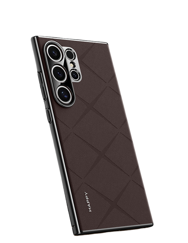 Étui En Cuir Et Maille Respirante Pour Samsung Série S