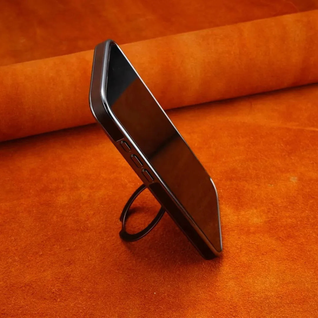 Cuir Luxueux Avec Support Magnétique Coque pour iPhone