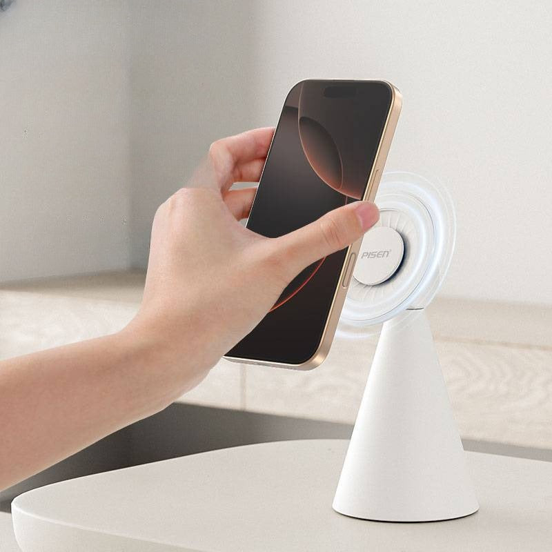 ✨ Support magnétique conique minimaliste pour téléphone | Une puissance invisible, libérez vos mains ✨