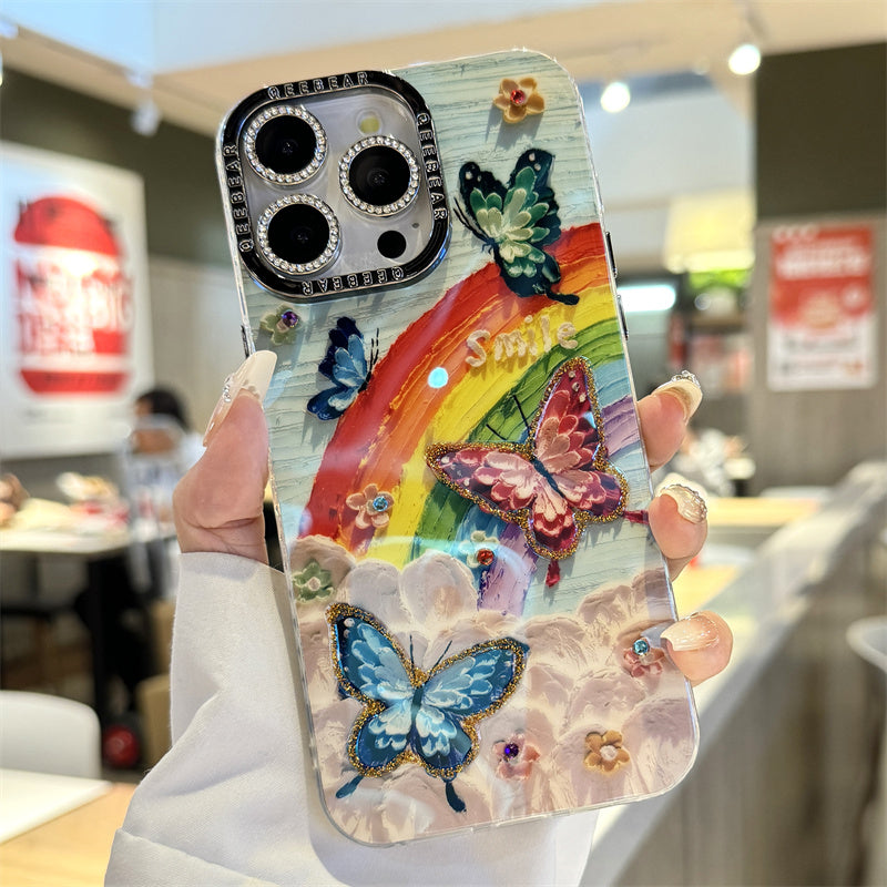 Étui Rainbow pour iPhone ( Avec film de protection pour lentilles )