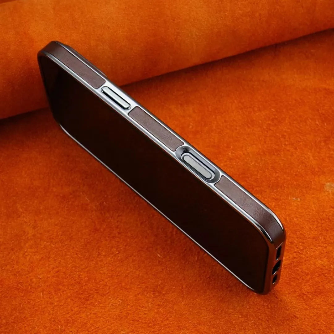 Cuir Luxueux Avec Support Magnétique Coque pour iPhone