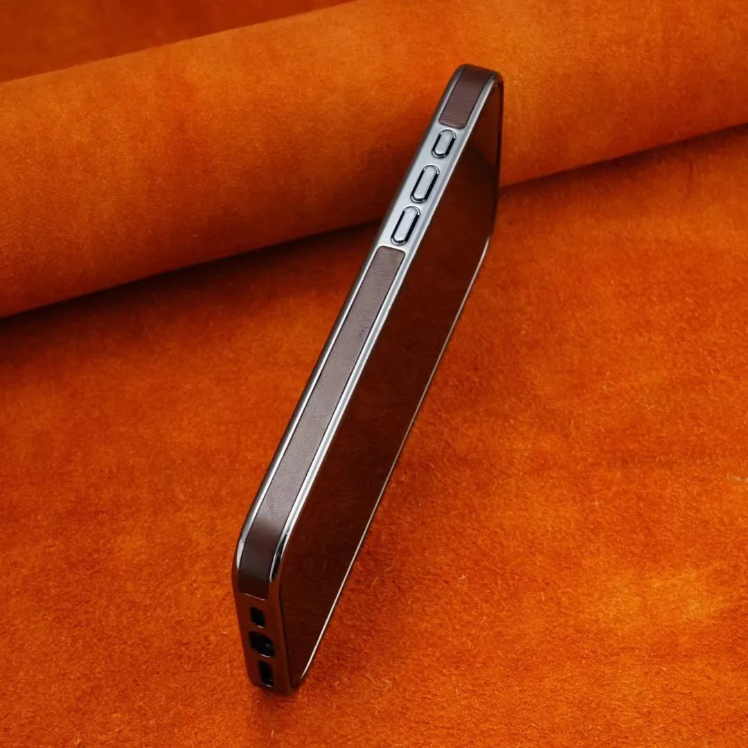 Cuir Luxueux Avec Support Magnétique Coque pour iPhone