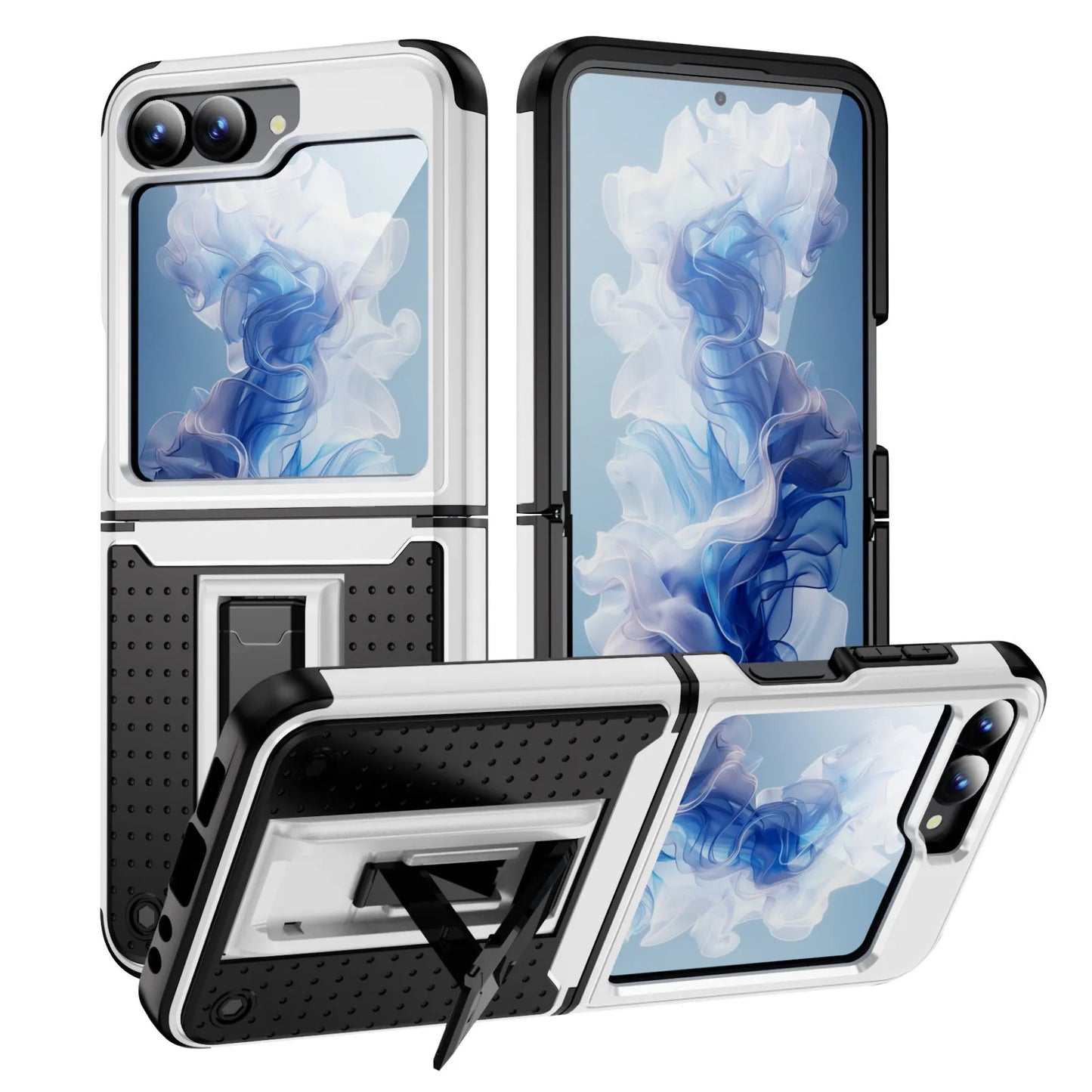Protection antichute adaptée à un usage militaire avec support Housse pour Samsung série Flip