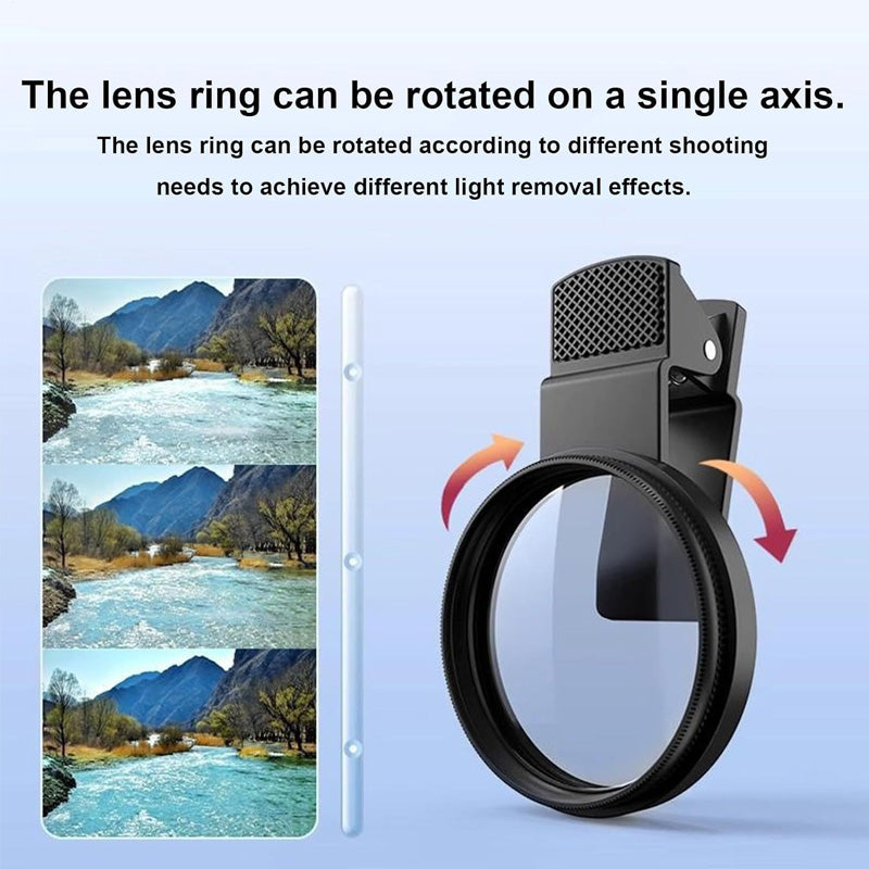 ⏳Réduction limitée de 50%🎁📷Filtre polarisant circulaire à clip ultra fin🔥
