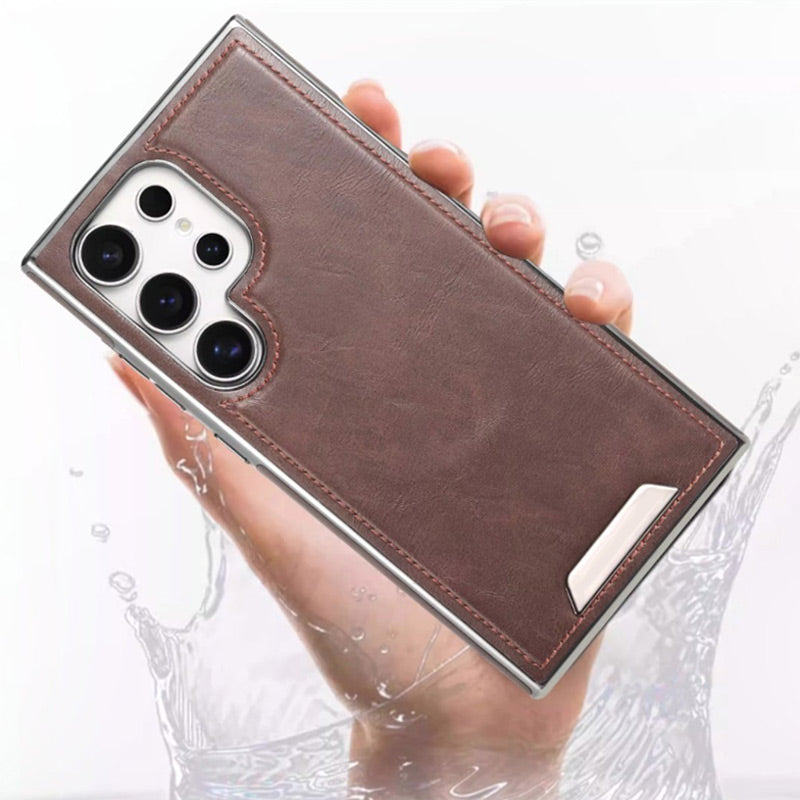 🔥Etui magnétique anti-chute en simili-cuir de luxe pour Samsung