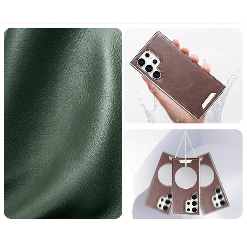 🔥Etui magnétique anti-chute en simili-cuir de luxe pour Samsung
