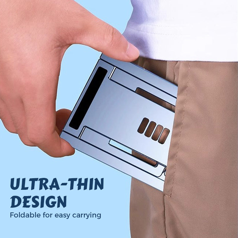 Support pour téléphone fin, pliable et réglable pour bureau