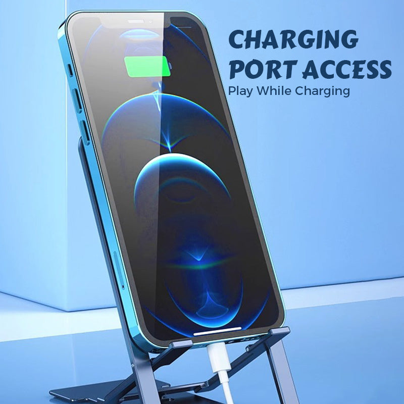 Support pour téléphone fin, pliable et réglable pour bureau