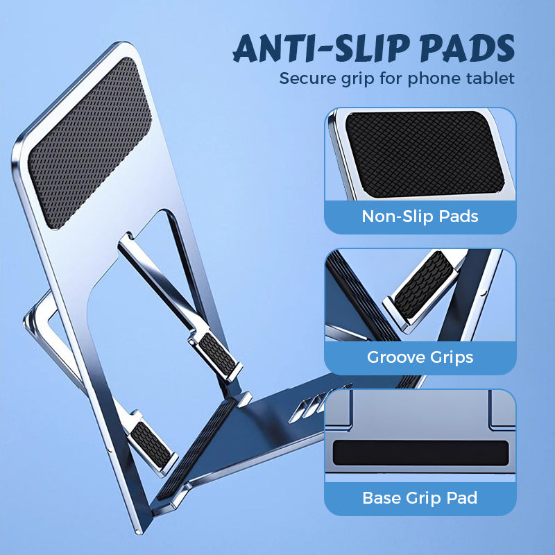 Support pour téléphone fin, pliable et réglable pour bureau