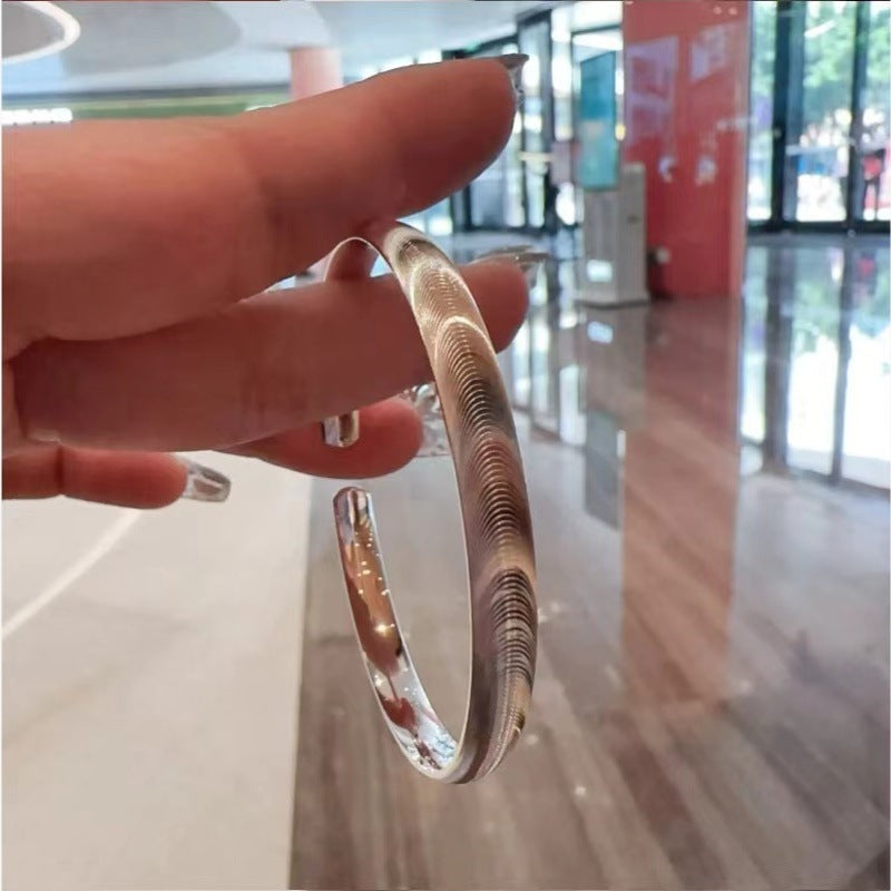 ✨🌙 Captivez tous les regards – Le bracelet en pierre œil-de-chat poli 🌙✨