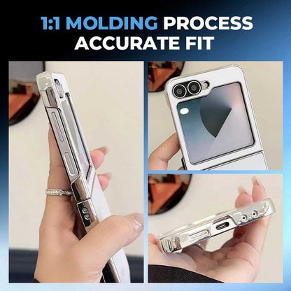 Coque magnétique givrée électrodéposée pour la série Samsung Flip