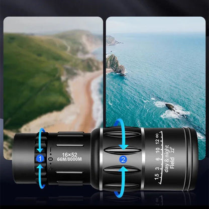 Télescope Monoculaire Portable à Fort Grossissement (Pro Set Limited - Congés : LIVRAISON GRATUITE🚀🚀)