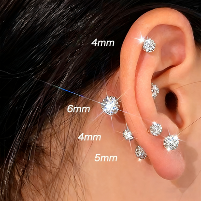 🌟 Pointe d'oreille Luxe à Billes Strass Étincelantes – L'Élégance Ultime pour Chaque Style ! 🌟