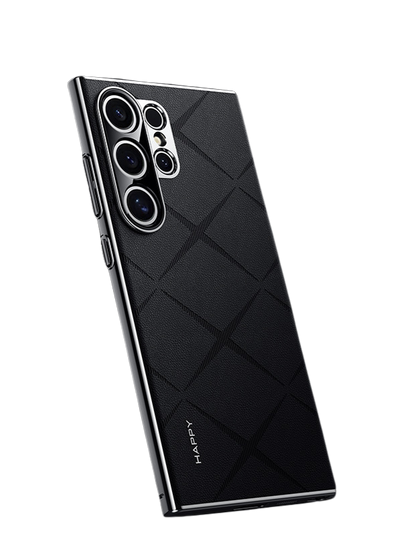 Étui En Cuir Et Maille Respirante Pour Samsung Série S