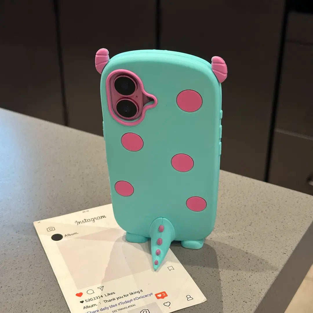 Adorable coque de téléphone monstre pour iPhone