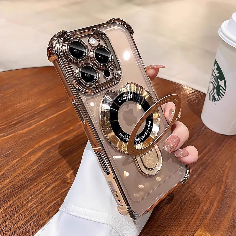 Avec Airbag et Support Magnétique Coque  pour iPhone