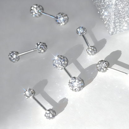 🌟 Pointe d'oreille Luxe à Billes Strass Étincelantes – L'Élégance Ultime pour Chaque Style ! 🌟