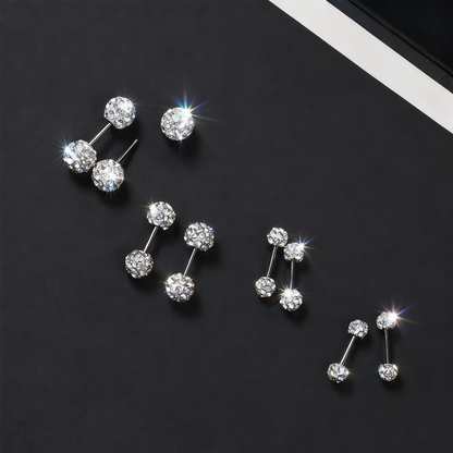 🌟 Pointe d'oreille Luxe à Billes Strass Étincelantes – L'Élégance Ultime pour Chaque Style ! 🌟