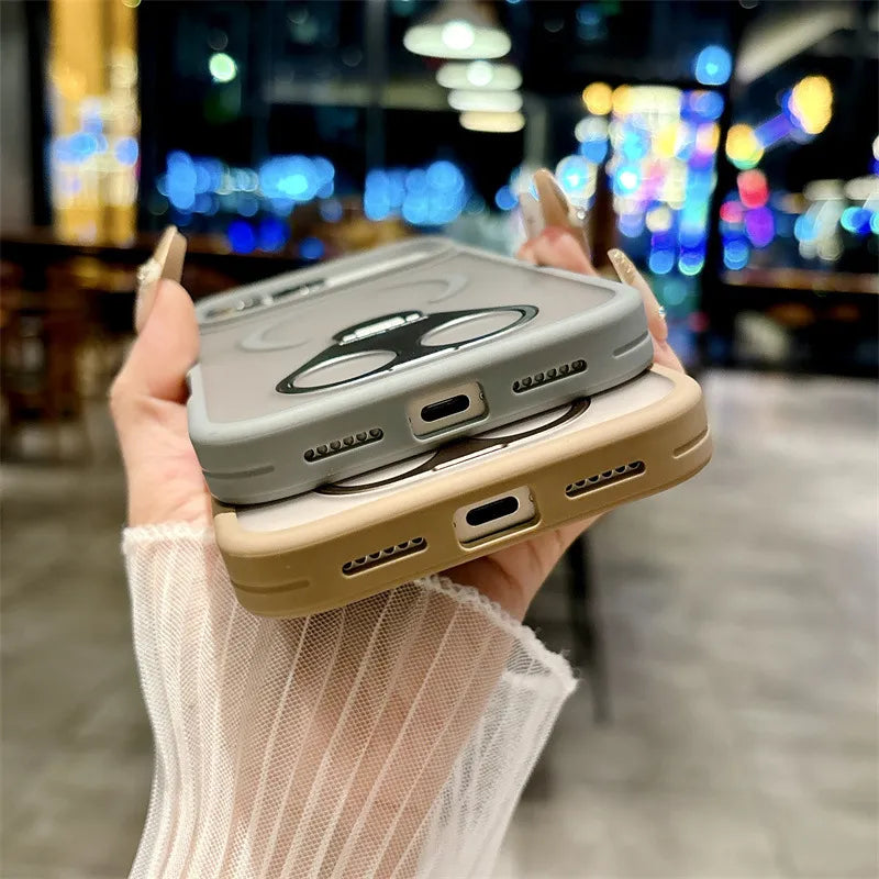 Languette Support Magnétique Coque  pour iPhone🎁Protecteur d'objectif gratuit