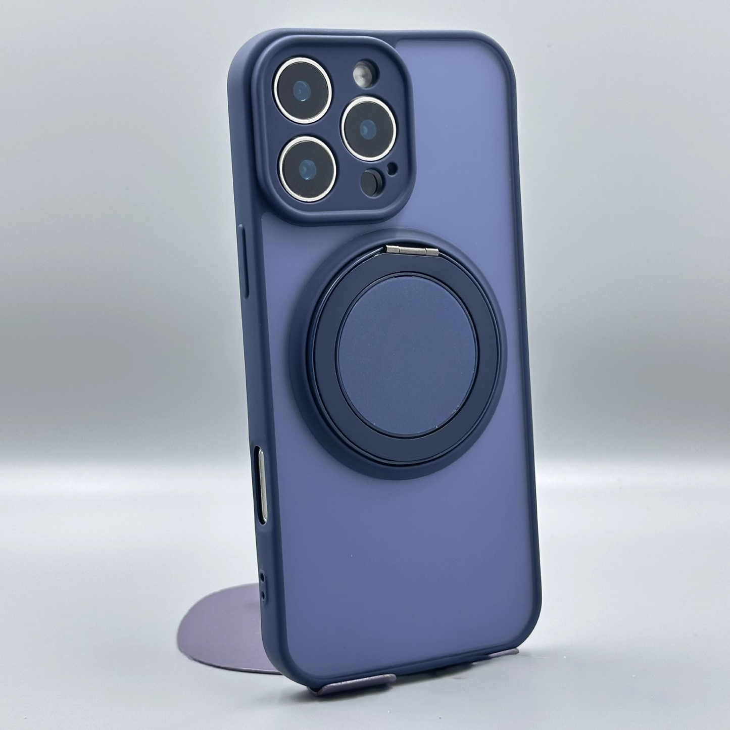 Étui pour téléphone avec anneau magnétique pour iPhone