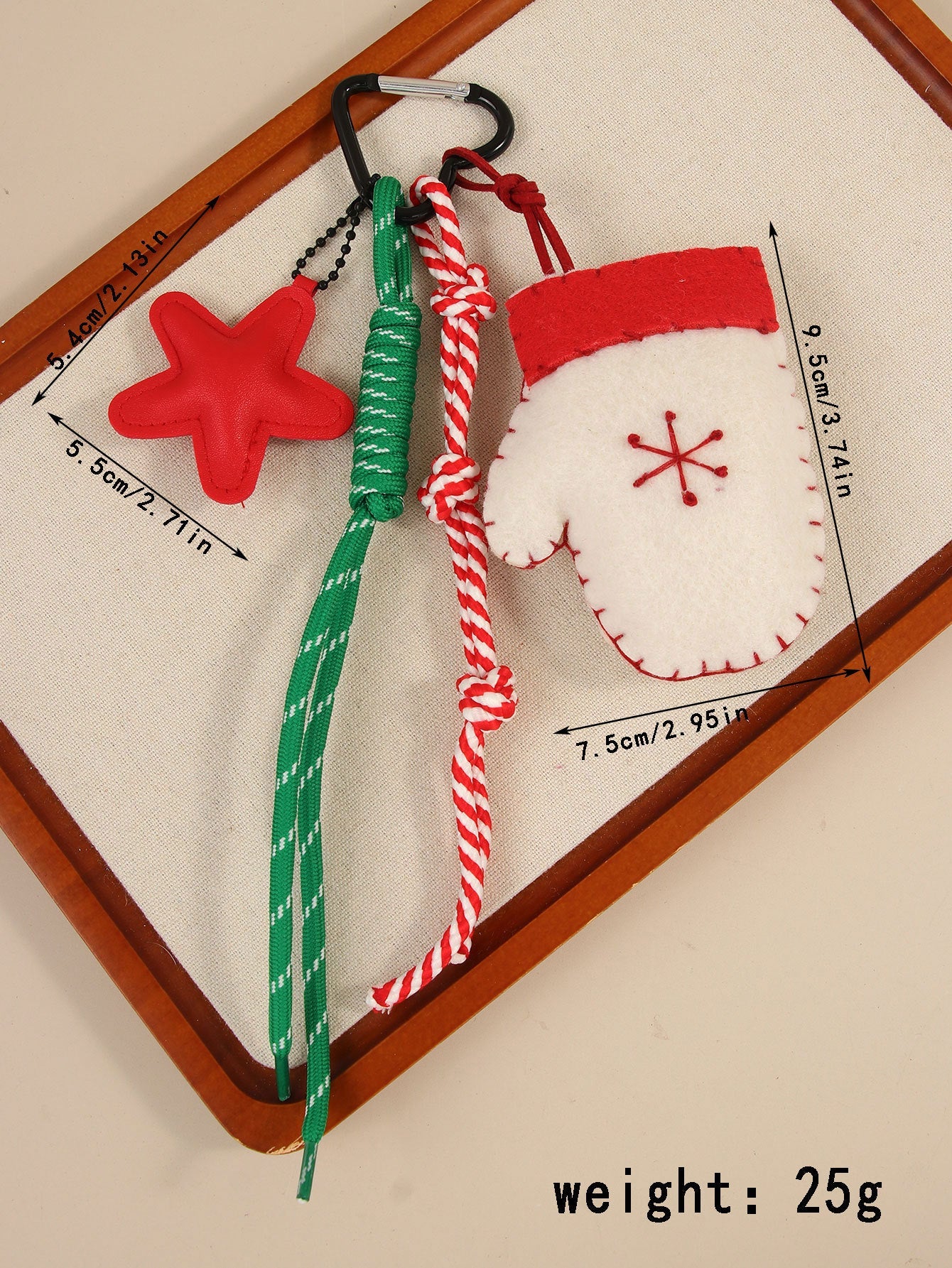 Pendentifs bonnets de Noël tricotés à la main pour clés et sacs❤️🎅