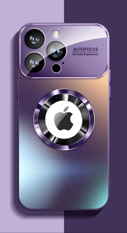 Étui transparent à grande fenêtre pour iPhone