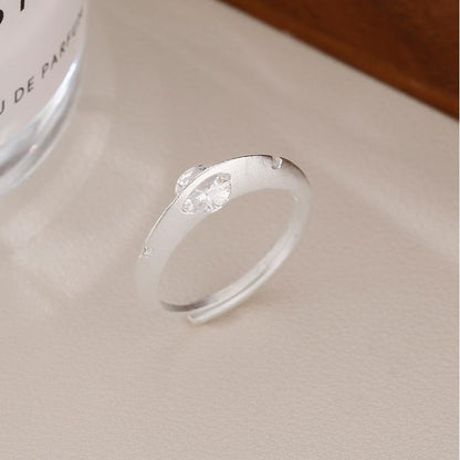 ✨Bague diamant avec monture pivotante – dos ouvert✨