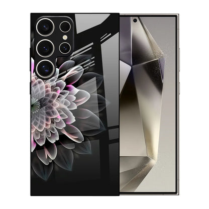 Lotus Noir Coque pour la série Galaxy S