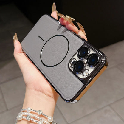 Cuir Texture De la Peau Magnétique Coque  pour iPhone