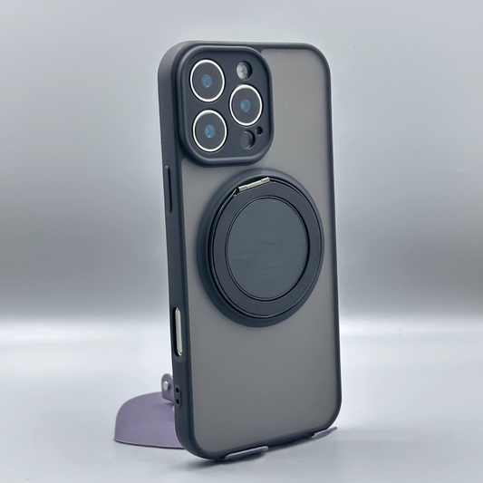 Étui pour téléphone avec anneau magnétique pour iPhone
