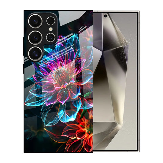 Lotus Noir Coque pour la série Galaxy S