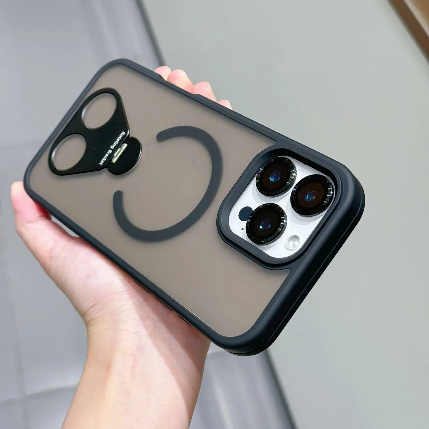 Languette Support Magnétique Coque  pour iPhone🎁Protecteur d'objectif gratuit