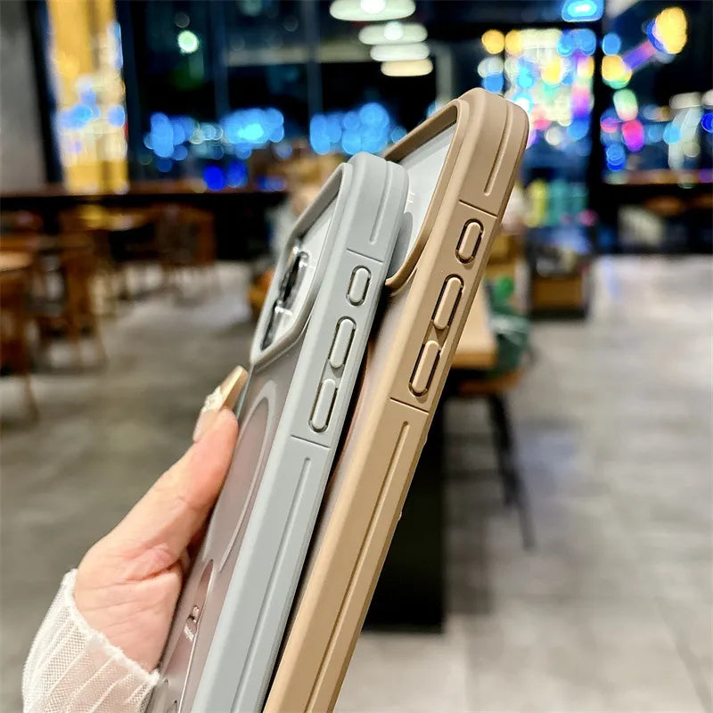 Languette Support Magnétique Coque  pour iPhone🎁Protecteur d'objectif gratuit