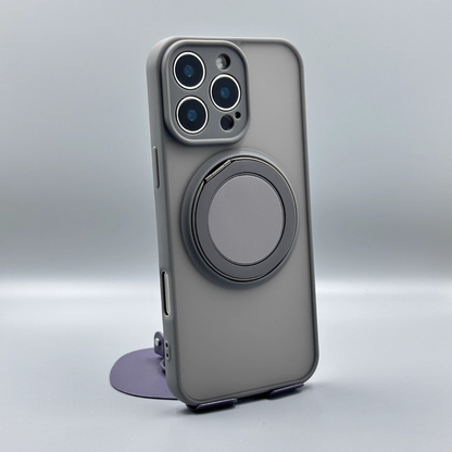 Étui pour téléphone avec anneau magnétique pour iPhone