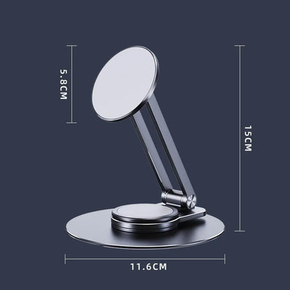 Support magnétique pour téléphone portable en alliage d'aluminium