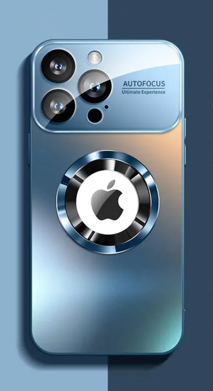 Étui transparent à grande fenêtre pour iPhone