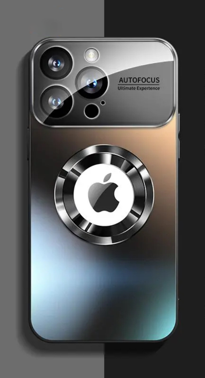 Étui transparent à grande fenêtre pour iPhone