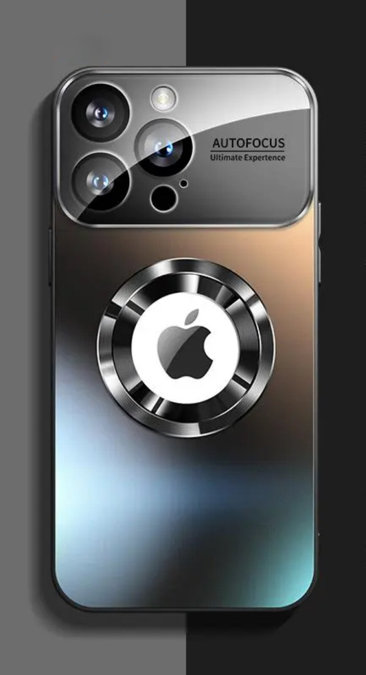 Étui transparent à grande fenêtre pour iPhone