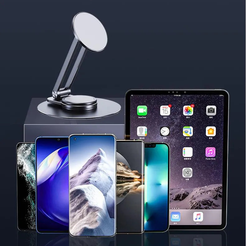 Support magnétique pour téléphone portable en alliage d'aluminium