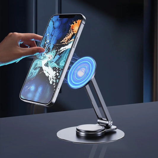 Support magnétique pour téléphone portable en alliage d'aluminium