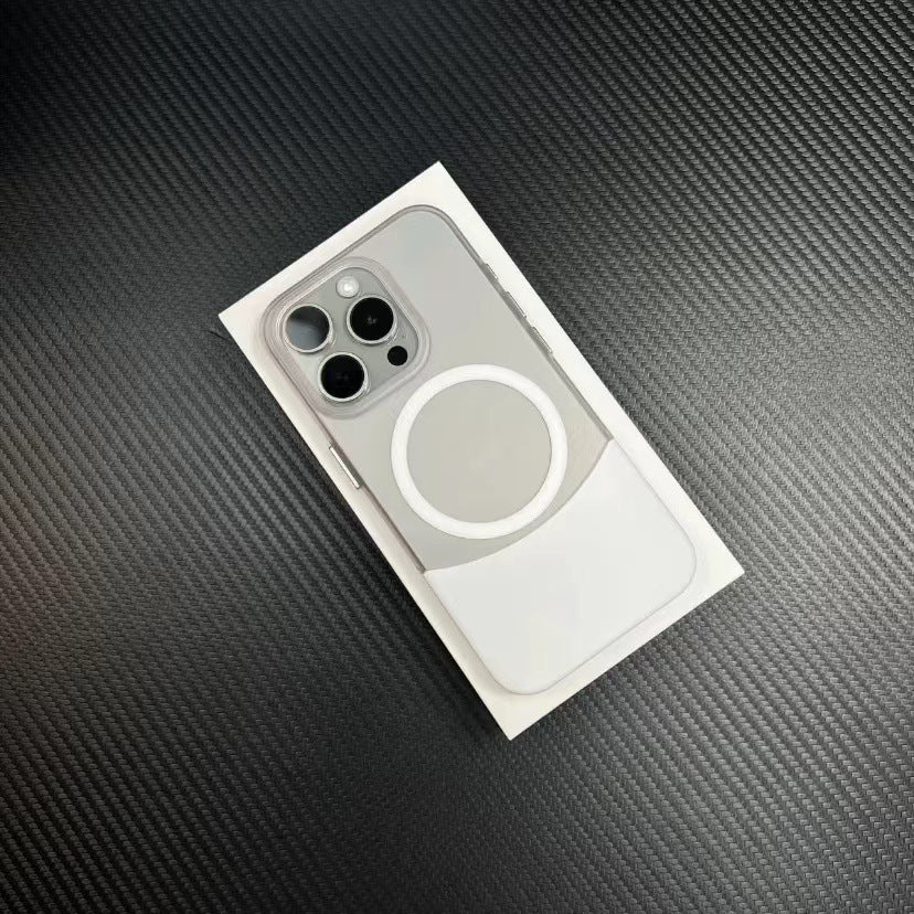 Coque iPhone avec revêtement sablé de couleur contrastante