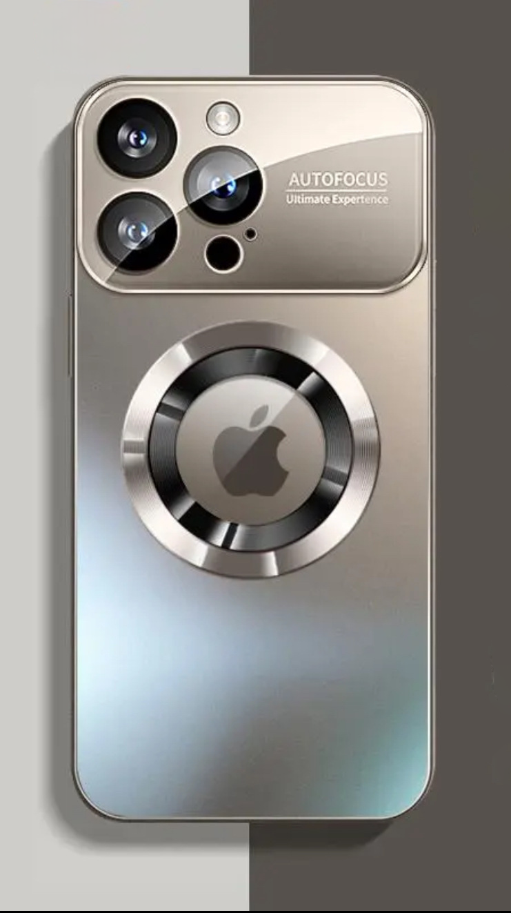 Étui transparent à grande fenêtre pour iPhone