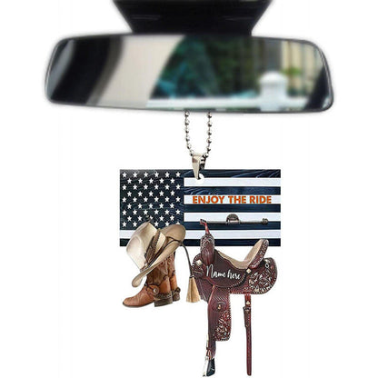 🤠✨ The Western Boot Car Charm - Ride into the Sunset with Style! ✨🤠