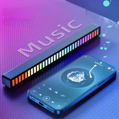 🎶 Bande lumineuse LED avec commande musicale – Ton spectacle lumineux mobile