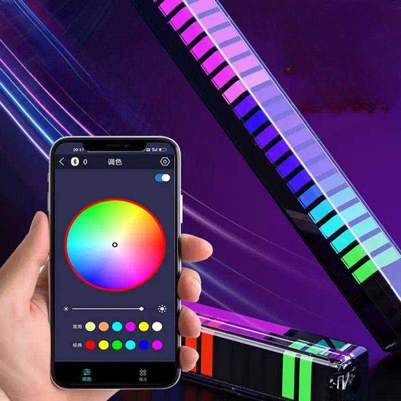 🎶 Bande lumineuse LED avec commande musicale – Ton spectacle lumineux mobile