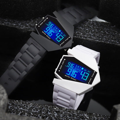 (💥 Grande réduction de 50%)⌚ Creative lumineux avion forme LED montres 🔥
