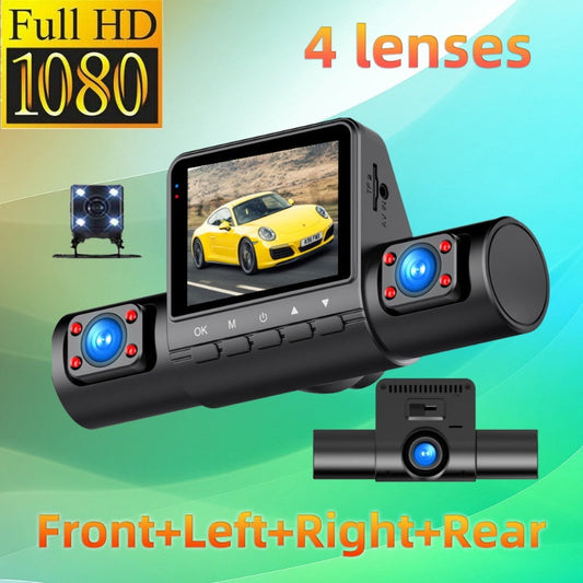 🚗Moyenne 77% off offres⌛Caméra embarquée 1080p 4 canaux avec vision nocturne